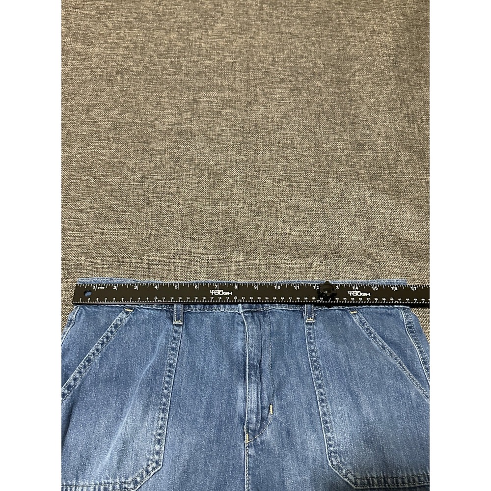 Signature by Levi Strauss & Co Women's Size XL Everyday Jogger Blue Denim Pants - Picture 2 of 9